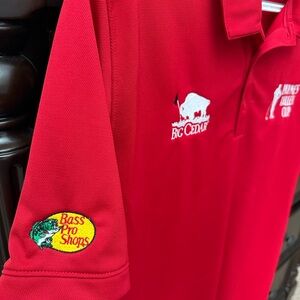 Bass Pro Shops Vibrant Red Polo with Embroidery